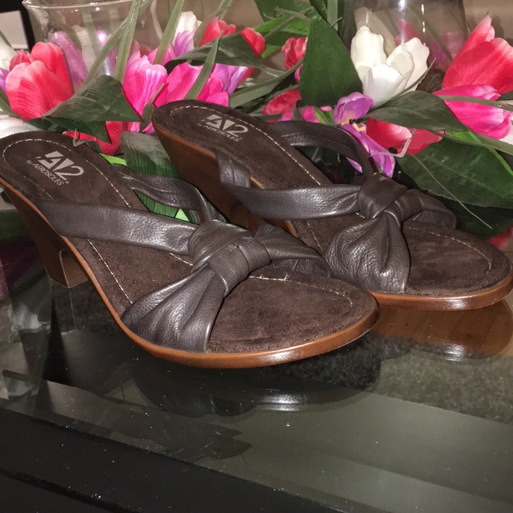 Aerosoles A2 Leather Slides